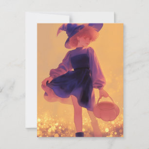 Halloween Witch Briefkaart