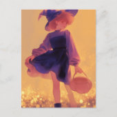 Halloween Witch Briefkaart (Voorkant)