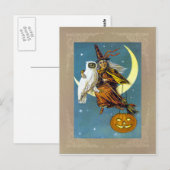  Halloween Witch Briefkaart (Voorkant / Achterkant)