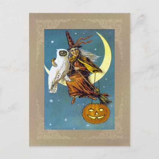  Halloween Witch Briefkaart (Voorkant)