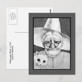 Halloween Witch Briefkaart (Voorkant / Achterkant)