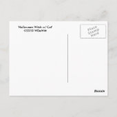 Halloween Witch Briefkaart (Achterkant)