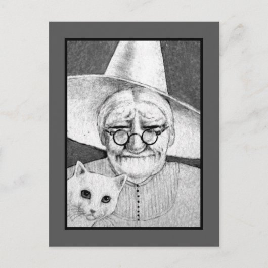 Halloween Witch Briefkaart (Voorkant)
