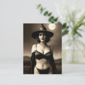 Halloween Witch Briefkaart (Staand voorkant)