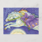 Halloween Witch Briefkaart (Voorkant)