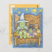 Halloween Witch Briefkaart (Voorkant / Achterkant)
