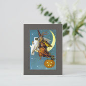  Halloween Witch Briefkaart (Staand voorkant)