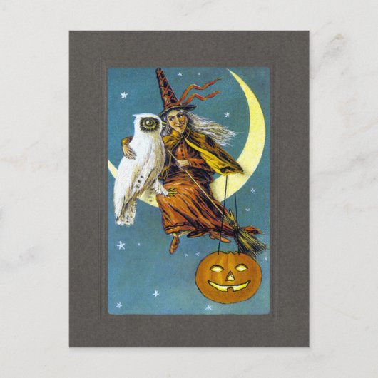  Halloween Witch Briefkaart (Voorkant)