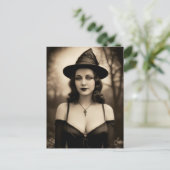 Halloween Witch Briefkaart (Staand voorkant)