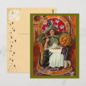 Halloween Witch Briefkaart (Voorkant / Achterkant)