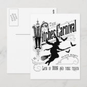  Halloween Witch Briefkaart (Voorkant / Achterkant)