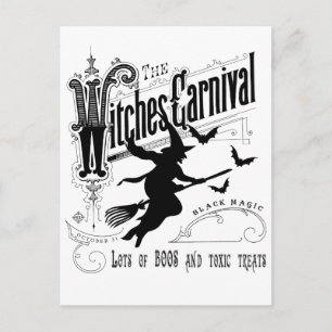 Halloween Witch Briefkaart
