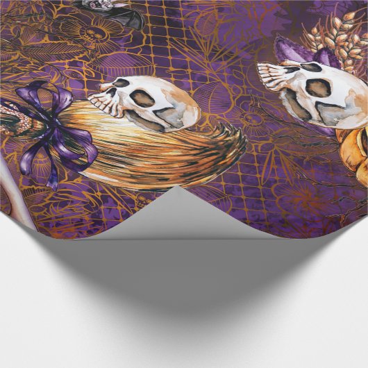 Halloween Witch Cadeaupapier (Hoek)
