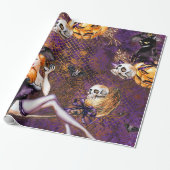Halloween Witch Cadeaupapier (Uitgerold)