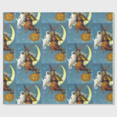 Halloween Witch Cadeaupapier (Vlak)