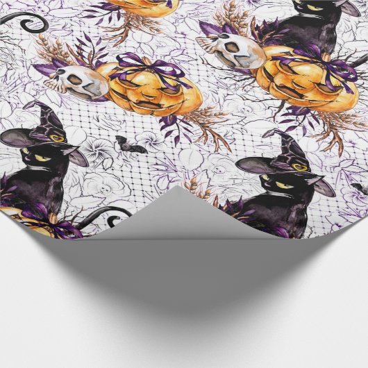 Halloween Witch Cadeaupapier (Hoek)
