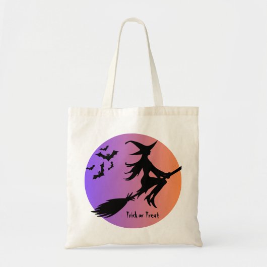 Halloween Witch Canvas tas (Voorkant)