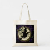 Halloween Witch Canvas tas (Achterkant)