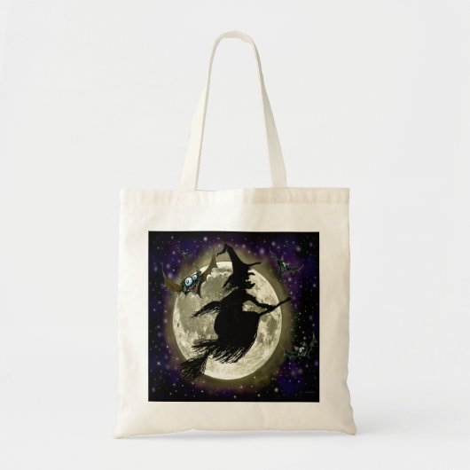 Halloween Witch Canvas tas (Voorkant)