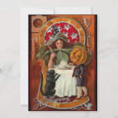  Halloween Witch Casting Spell met hand Kaart (Voorkant)