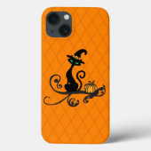 Halloween Witch Cat Case-Mate iPhone Case (Achterkant)