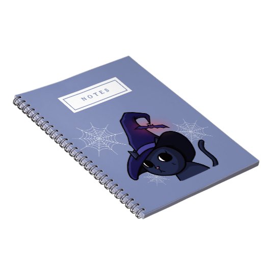 Halloween Witch Cat Drawing | Toelichting Notitieboek (Rechterzijde)