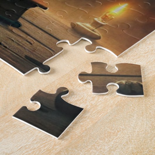 Halloween Witch Cat Legpuzzel (Zijkant)