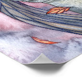 Halloween Witch Cat Poster van Molly Harrison (Hoek)