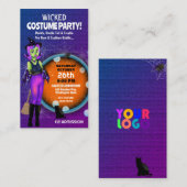 Halloween Witch Cauldron Admission Ticket (Voorkant / Achterkant)