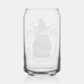 Halloween Witch Cauldron Glass Blikvorm Glas (Achterkant)