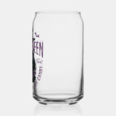 Halloween Witch Cauldron Glass Blikvorm Glas (Links)