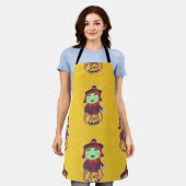 Halloween Witch Classic Cool Art Pattern Schort (Gedragen)