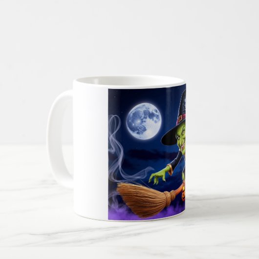 Halloween / Witch Coffee Mok (Voorkant links)