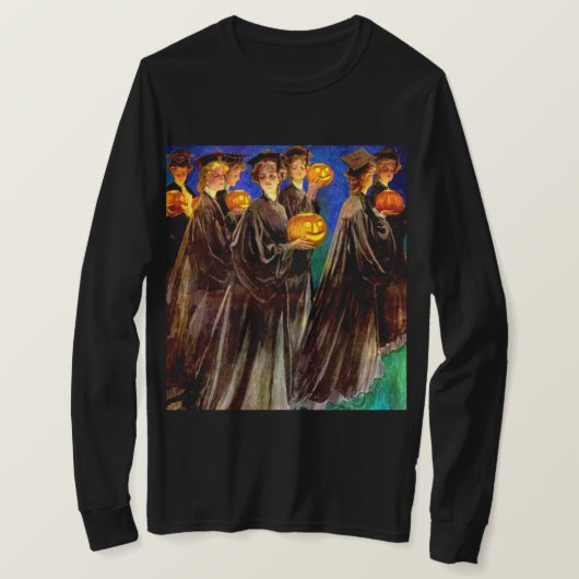 Halloween Witch College Graduates T-shirt (Design voorkant)