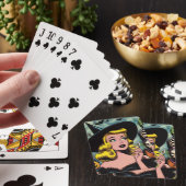 Halloween Witch Comics Pokerkaarten (Insitu)