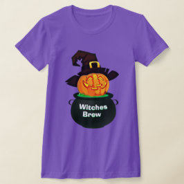 Halloween Witch Costume Fun Novelty WITCHES BREW T-shirt