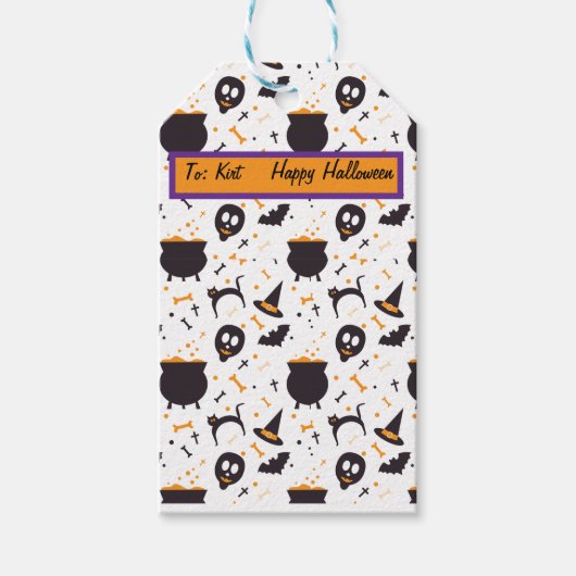 Halloween Witch Craft Cadeaulabel (Voorkant)