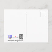 Halloween Witch Cust. Uitnodiging voor tekstfeest Briefkaart (Achterkant)