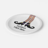 Halloween Witch Cute Simple Whimsical Shoes Papieren Bordje (Gekanteld)