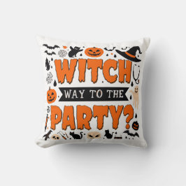 Halloween Witch Decor Throw Cushion Kussen