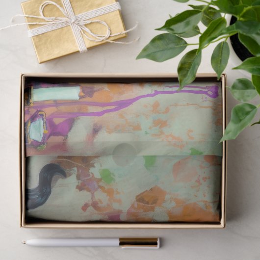 Halloween Witch Decoupage Tissuepapier (Geschenk)