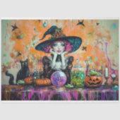 Halloween Witch Decoupage Tissuepapier (Voorkant)