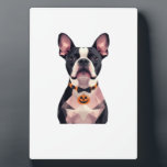 Halloween witch dog Classic T-Shirt Fotoplaat<br><div class="desc">Halloween witch dog Classic T-Shirt</div>