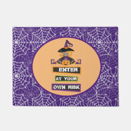 Halloween witch doormat of tapat deurmat