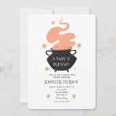 Halloween Witch Een Baby is het brouwen van Baby s Kaart (Voorkant)