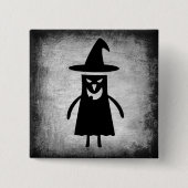 Halloween Witch (een beetje eng) Button (Voorkant)