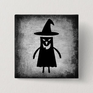 Halloween Witch (een beetje eng) Button