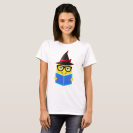 Halloween Witch Emoji Shirt voor leesventilatoren