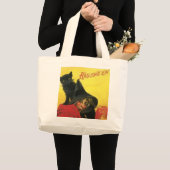  Halloween Witch en Cat Grote Tote Bag (Voorkant (product))