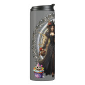 Halloween Witch en Cat Thermosbeker (Gedraaid links)